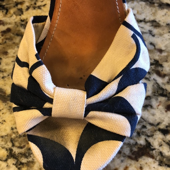 COACH Isabele Wedge A8199, Natural/Navy, Size: 6 - Picture 14 of 14